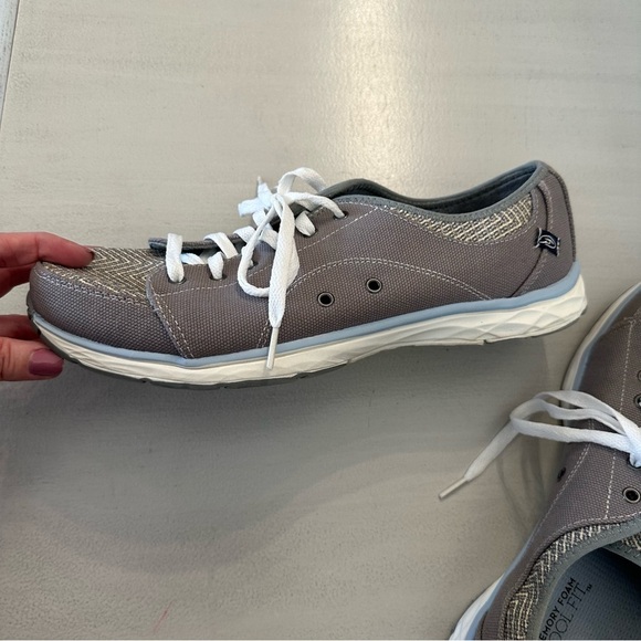 Dr. Scholl’s Anna Memory Foam Cool Fit Women’s Gray & Blue Sneakers Sz 11M GUC - Picture 6 of 10